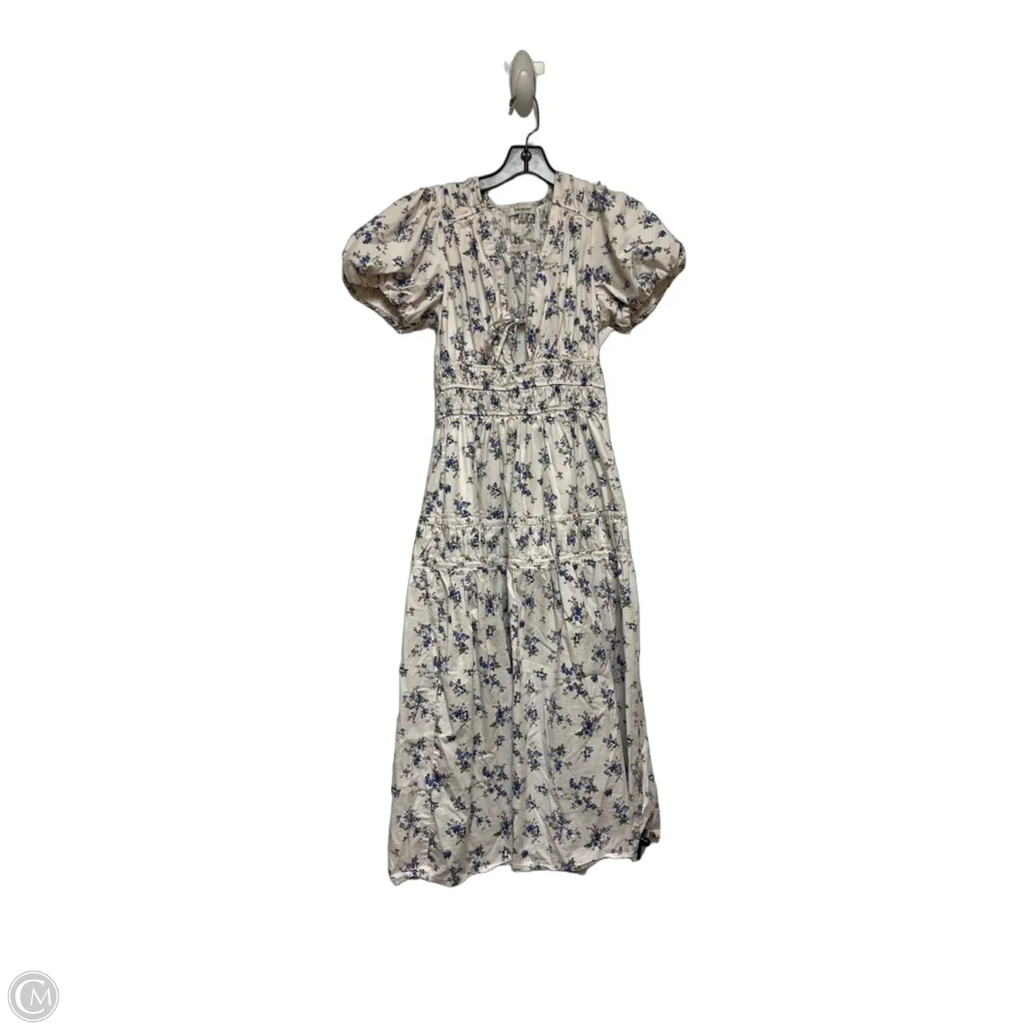Dress Casual Midi By Francesca’s In Floral Print, Size: L
