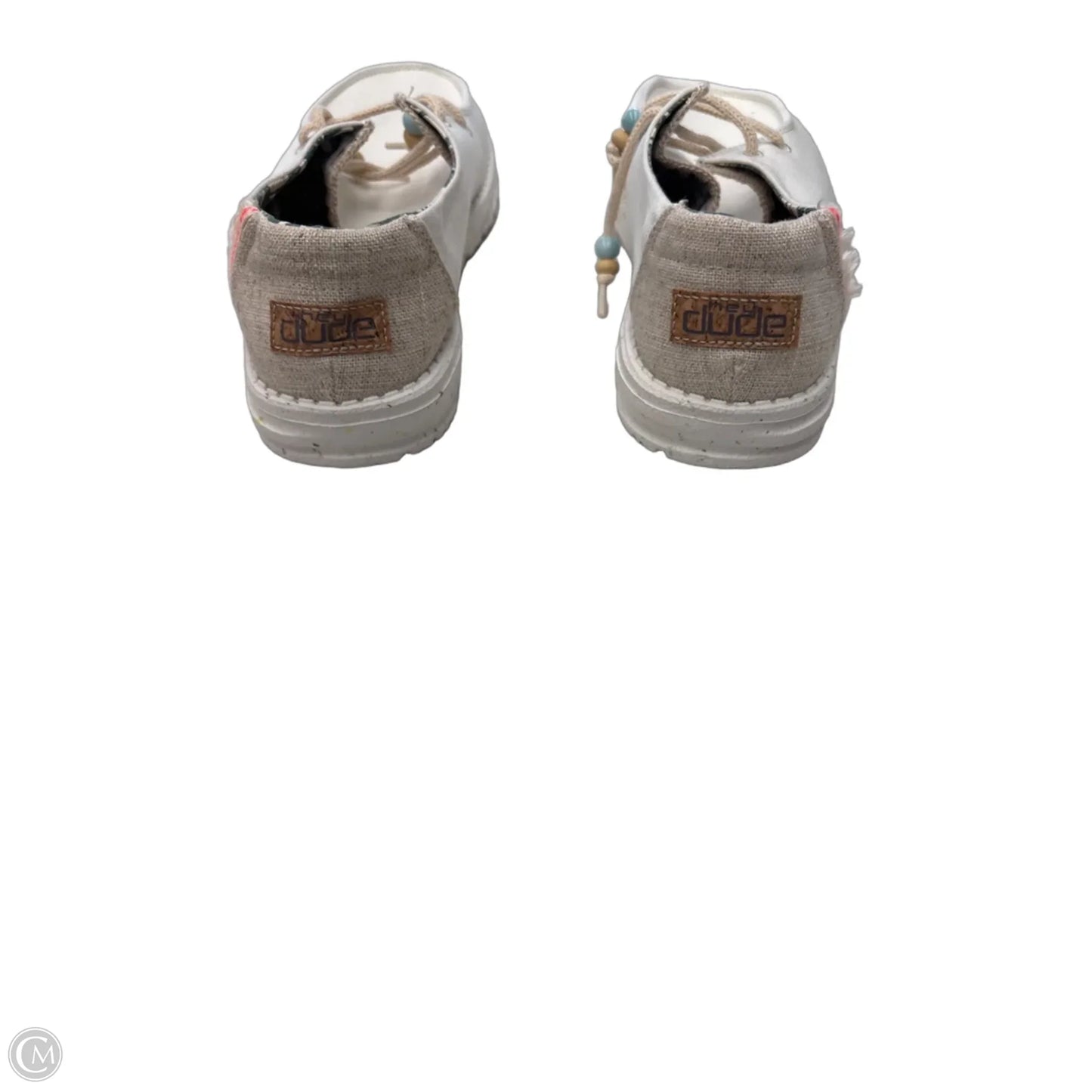 Shoes Flats By Hey Dude In White, Size: 9