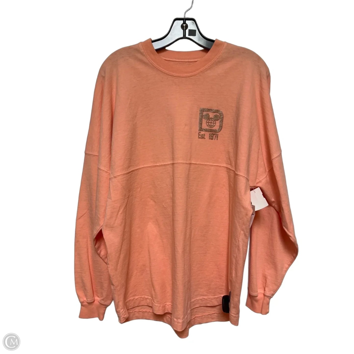 Top Long Sleeve By Disney Store In Peach, Size: S