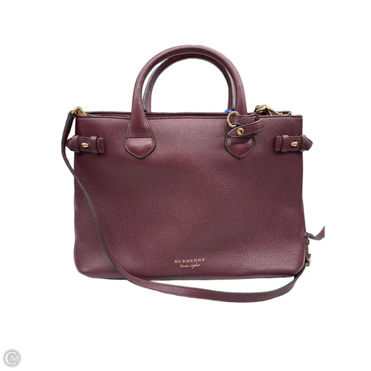 Handbag Luxury Designer By Burberry, Size: Medium