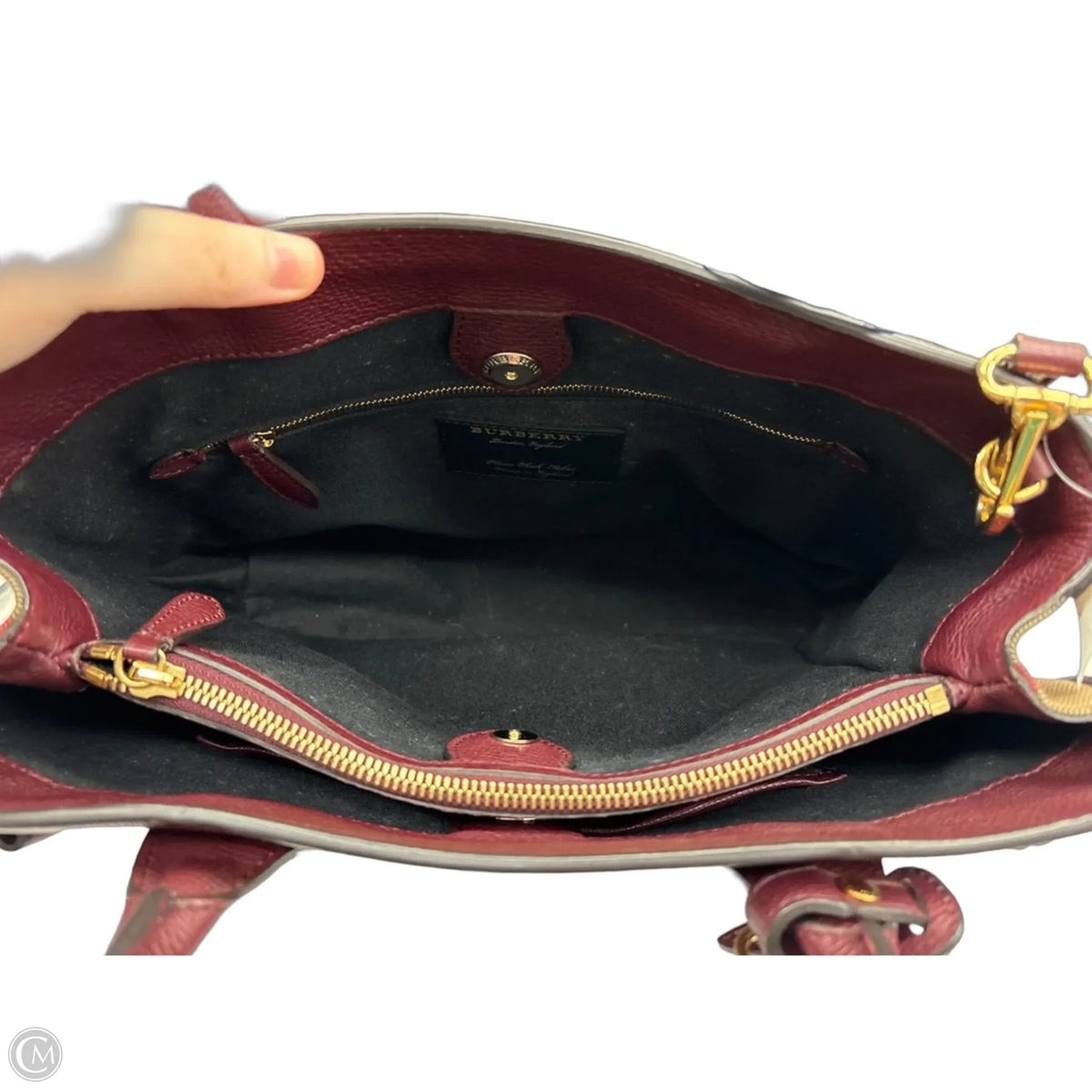 Handbag Luxury Designer By Burberry, Size: Medium