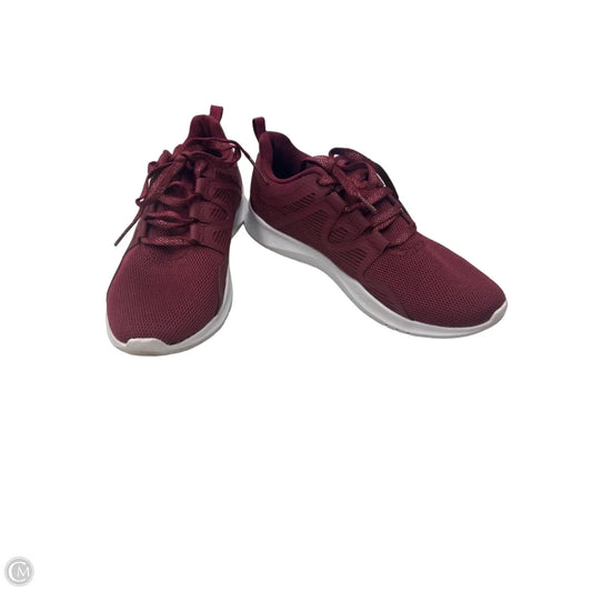 Shoes Athletic By Bcg In Maroon, Size: 8.5