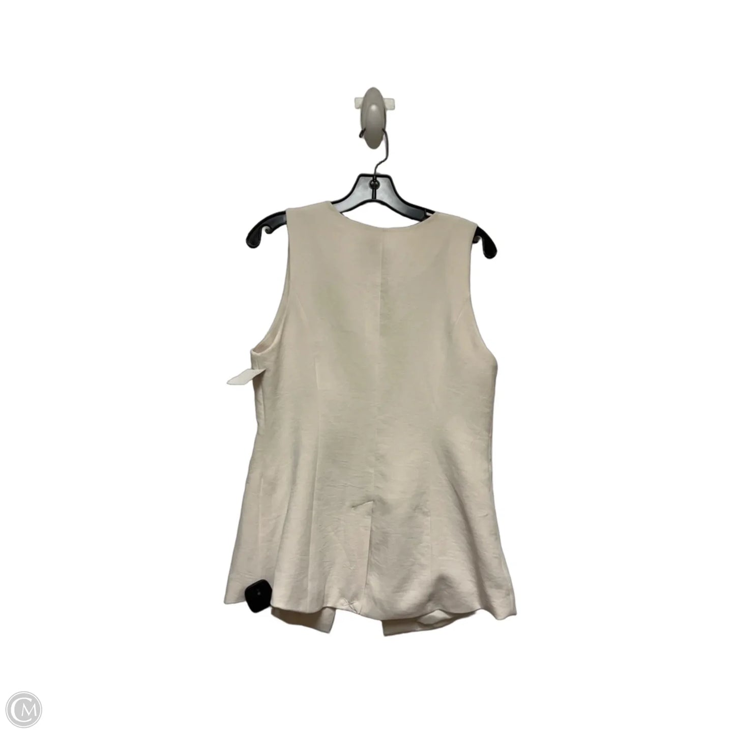 Top Sleeveless By A New Day In Cream, Size: M
