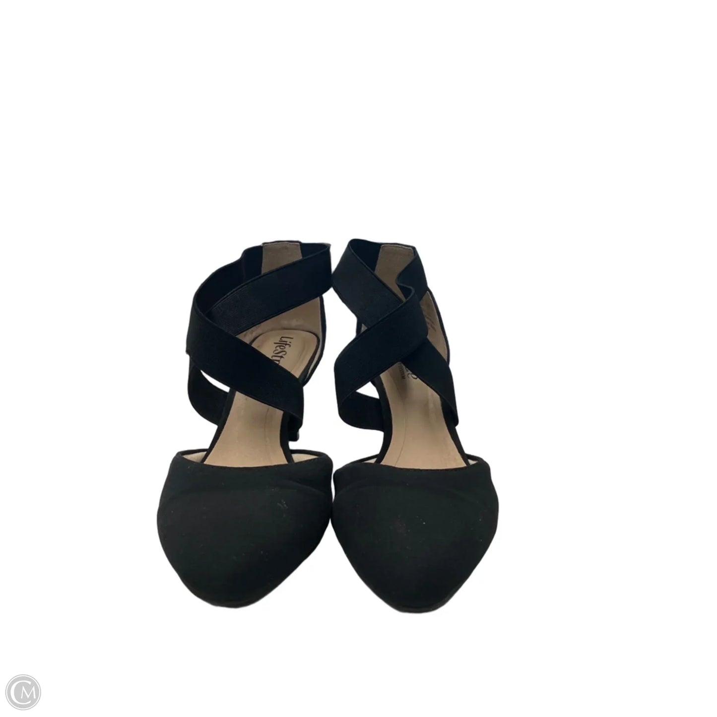 Shoes Heels Kitten By Life Stride In Black, Size: 6