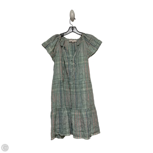 Dress Casual Short By Loft In Plaid Pattern, Size: Mp