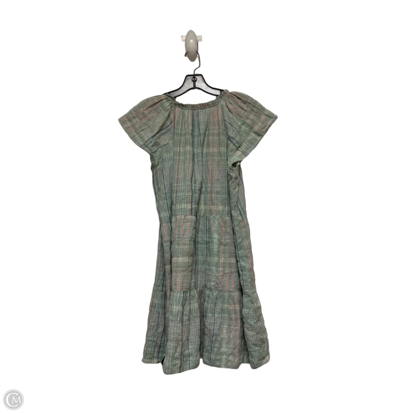 Dress Casual Short By Loft In Plaid Pattern, Size: Mp