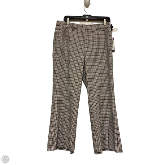 Pants Designer By Karl Lagerfeld In Black & Brown, Size: 8