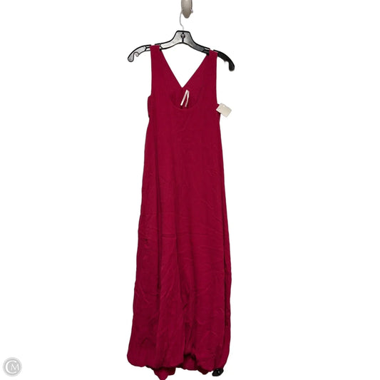 Dress Casual Midi By Anthropologie In Pink, Size: Xs