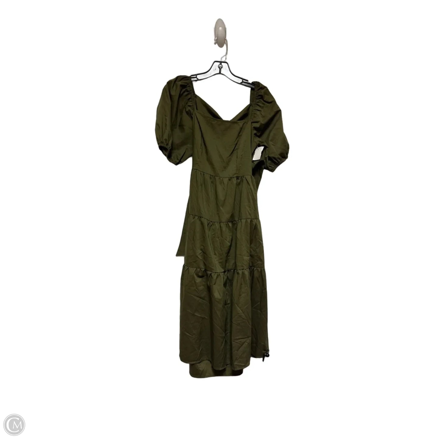 Dress Casual Midi By Clothes Mentor In Green, Size: S