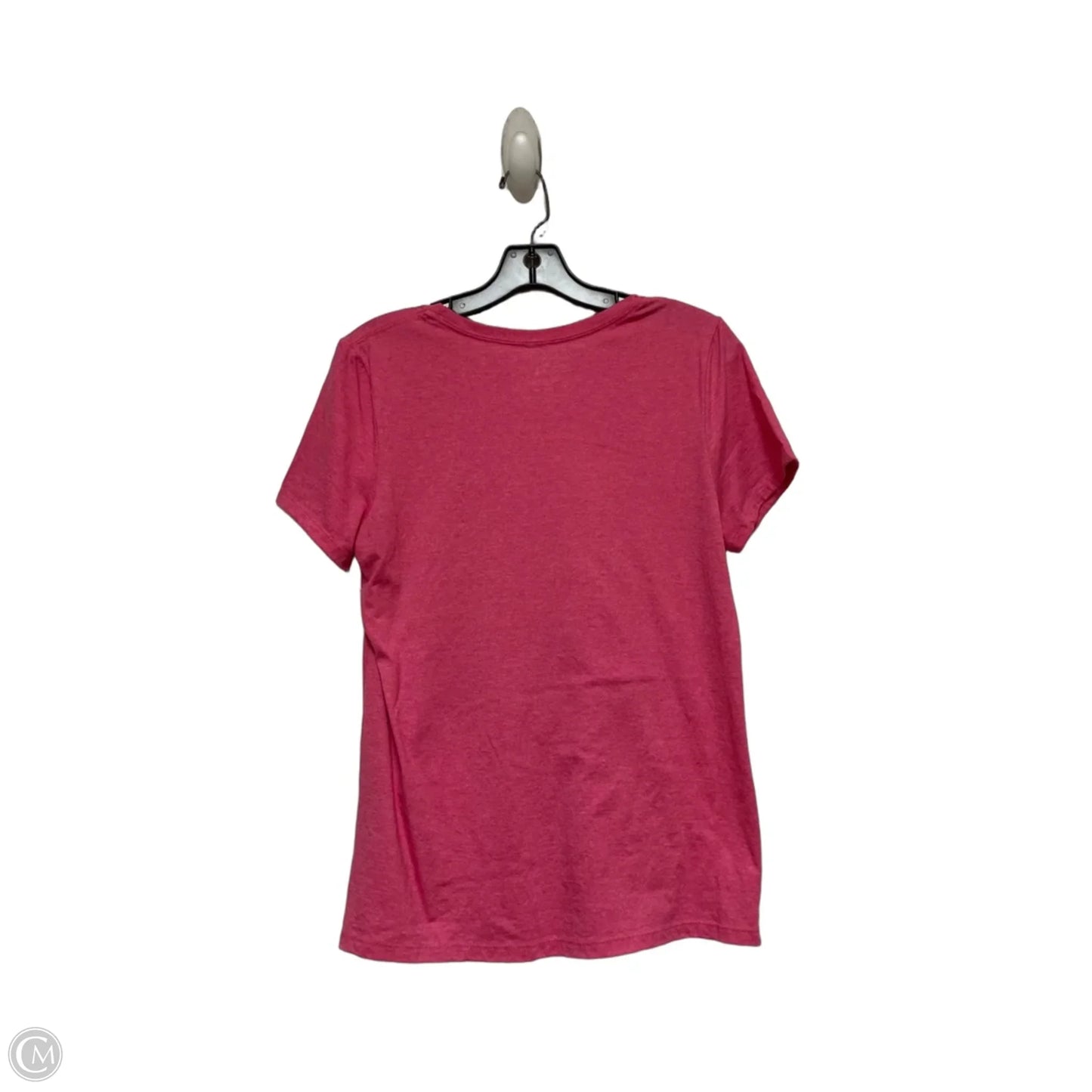 Top Short Sleeve Basic By Disney In Pink, Size: S