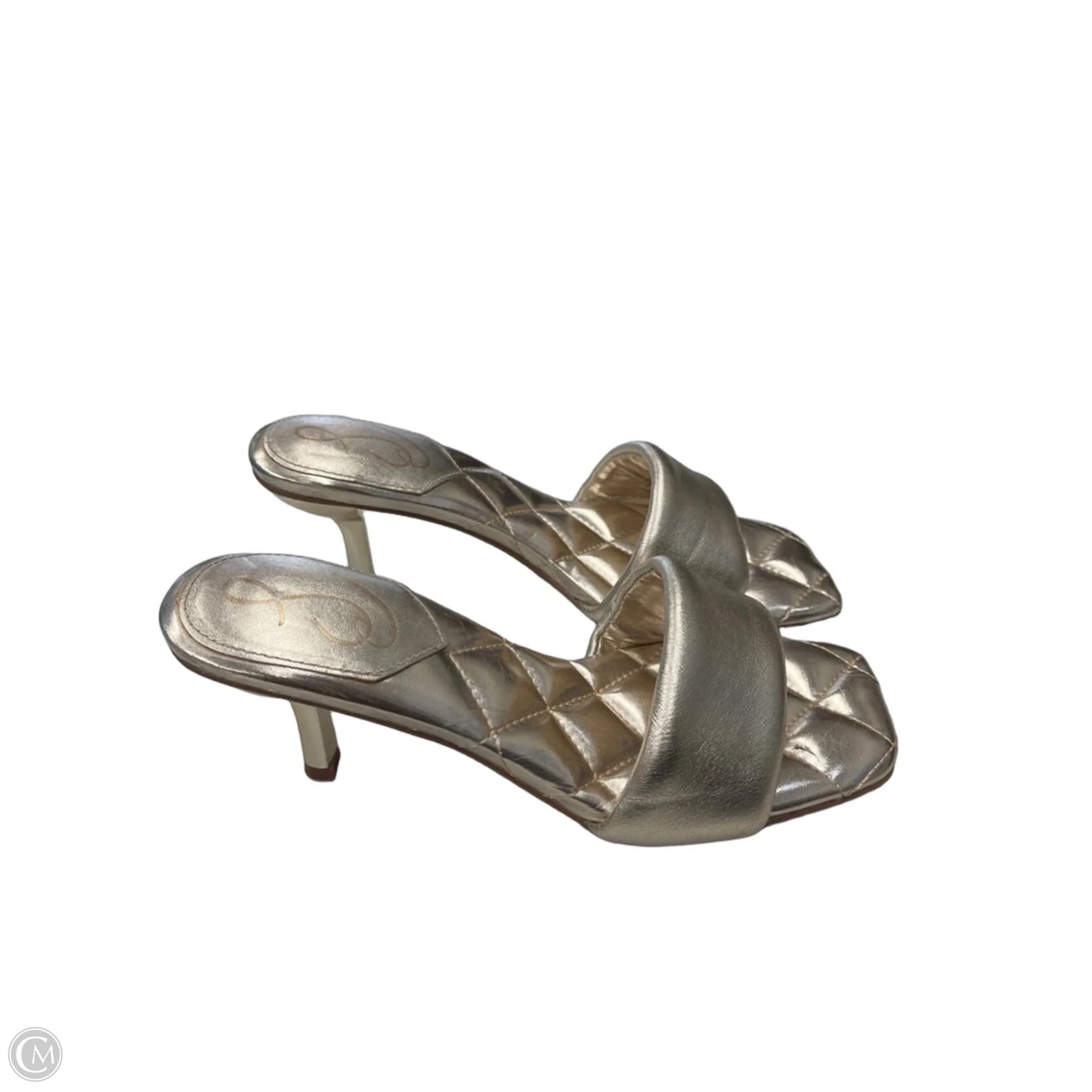 Shoes Heels Kitten By Sam Edelman In Gold, Size: 9
