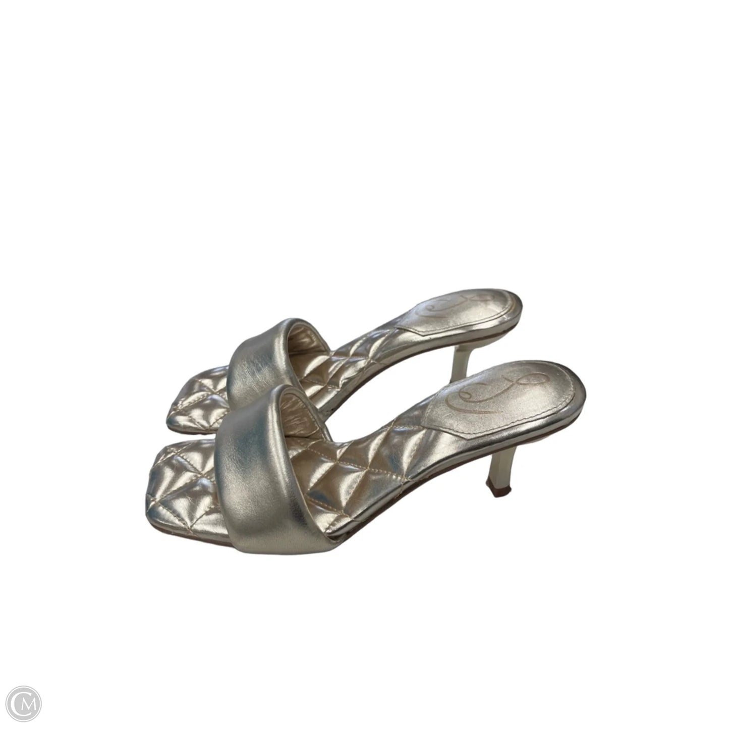 Shoes Heels Kitten By Sam Edelman In Gold, Size: 9