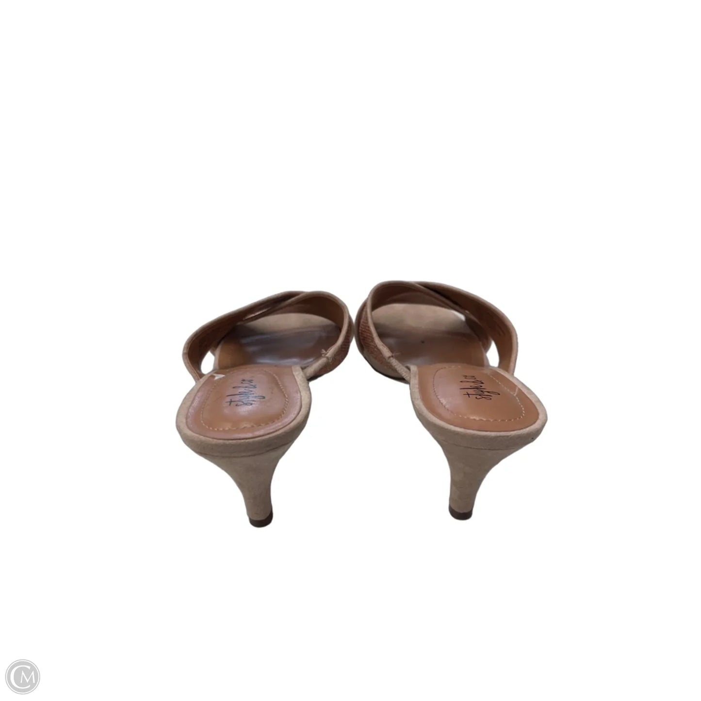 Shoes Heels Kitten By Style And Company In Rose Gold, Size: 9