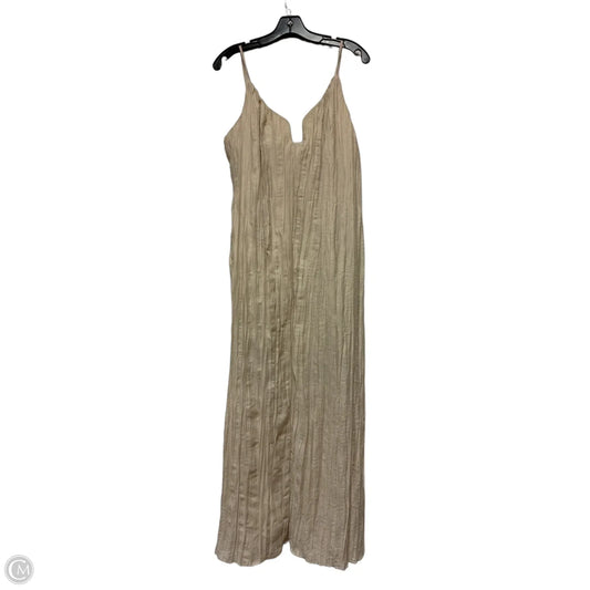 Dress Casual Midi By H&m In Tan, Size: S