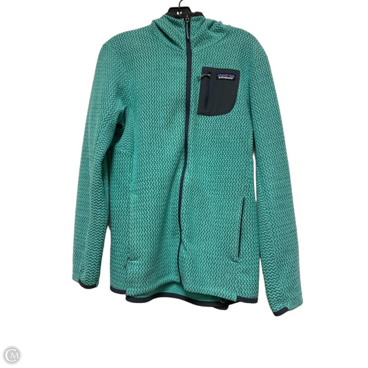 Athletic Jacket By Patagonia In Teal, Size: L