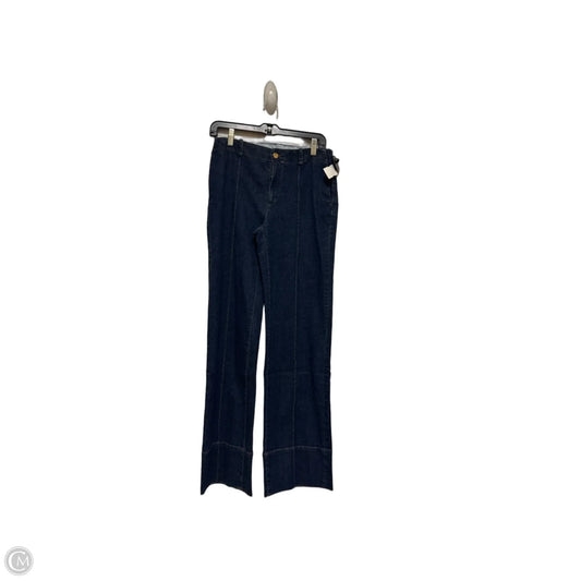 Jeans Wide Leg By Zara In Blue Denim, Size: 8