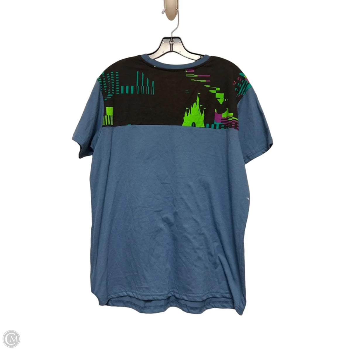 Top Short Sleeve Basic By Disney Store In Blue, Size: M