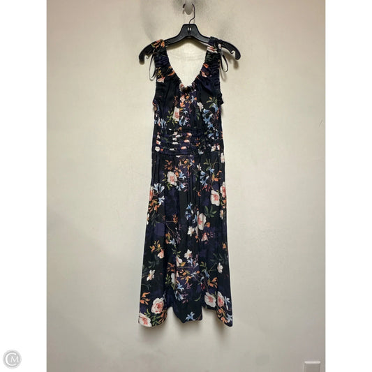 Dress Casual Midi By Nicole By Nicole Miller In Floral Print, Size: S