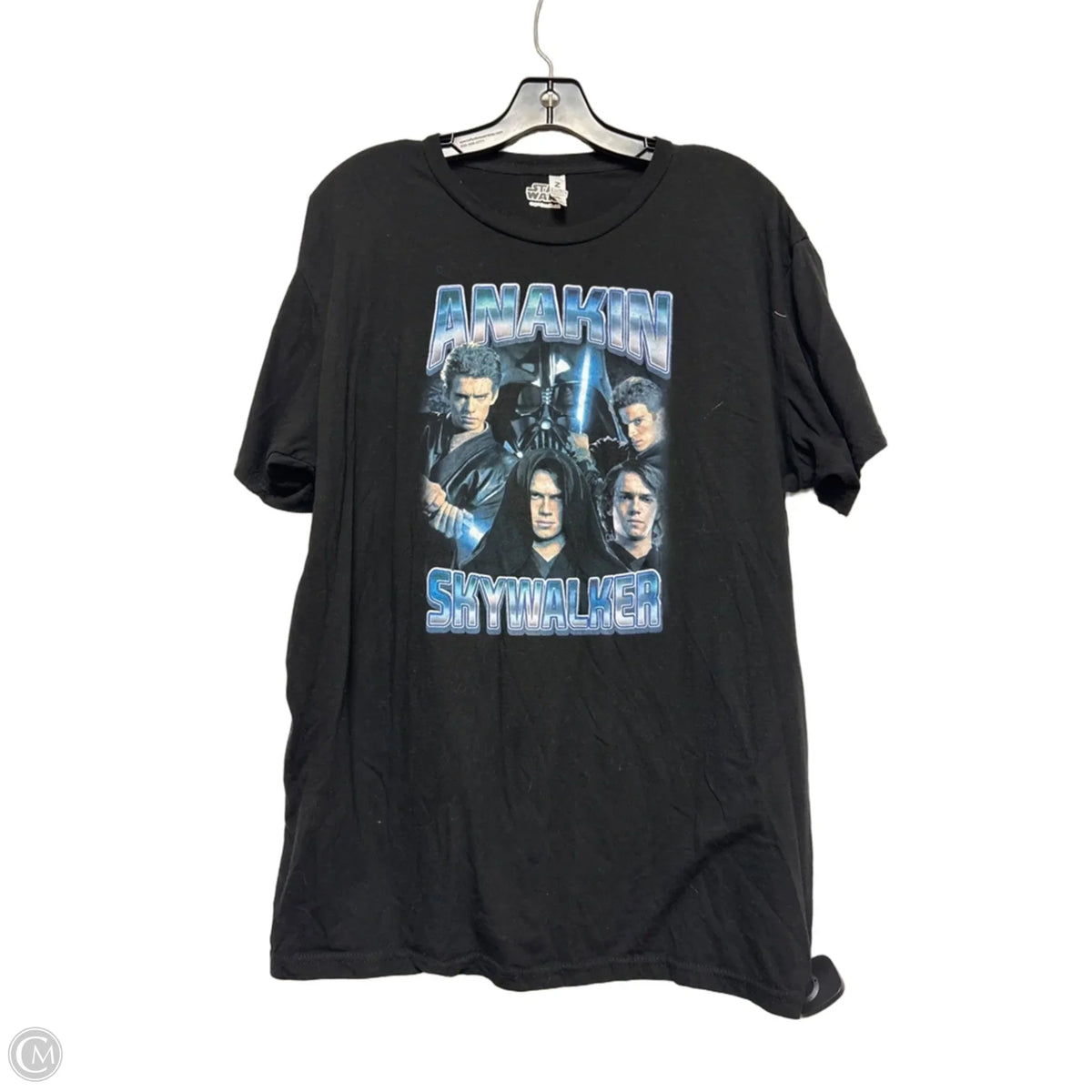 Top Short Sleeve Basic By Disney In Black & Blue, Size: Xl