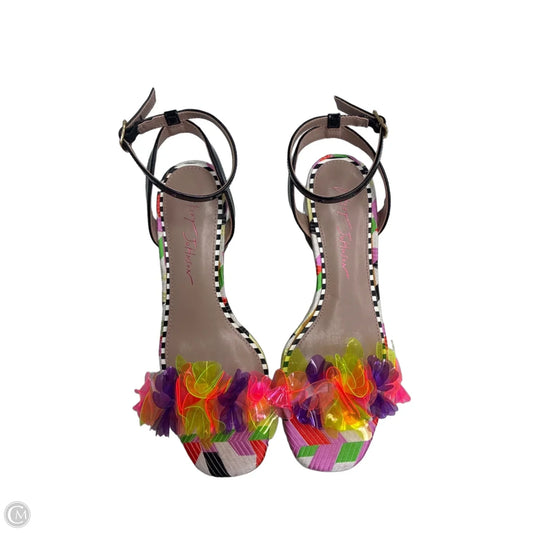 Shoes Heels Block By Betsey Johnson In Multi-colored, Size: 6