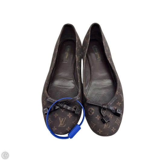Shoes Luxury Designer By Louis Vuitton In Brown, Size: 6