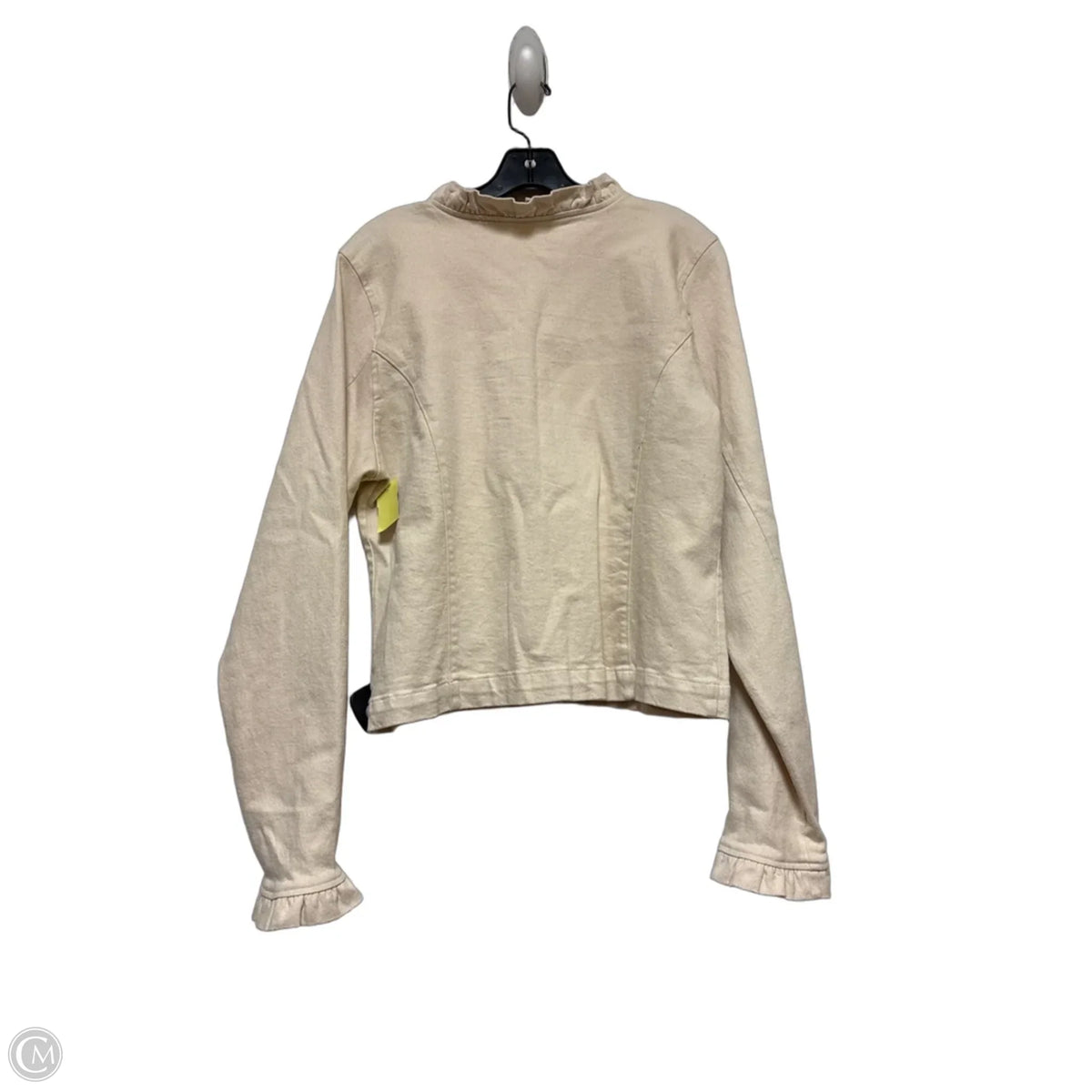 Jacket Denim By Kate & Sam In Tan Denim, Size: L
