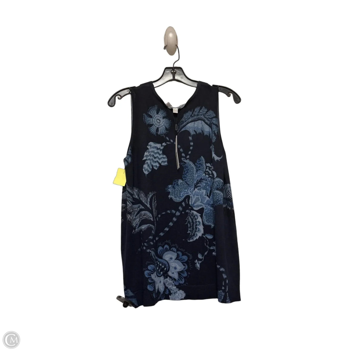 Top Sleeveless Basic By Chicos In Navy, Size: S
