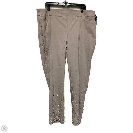Pants Other By Chicos In Tan, Size: 18