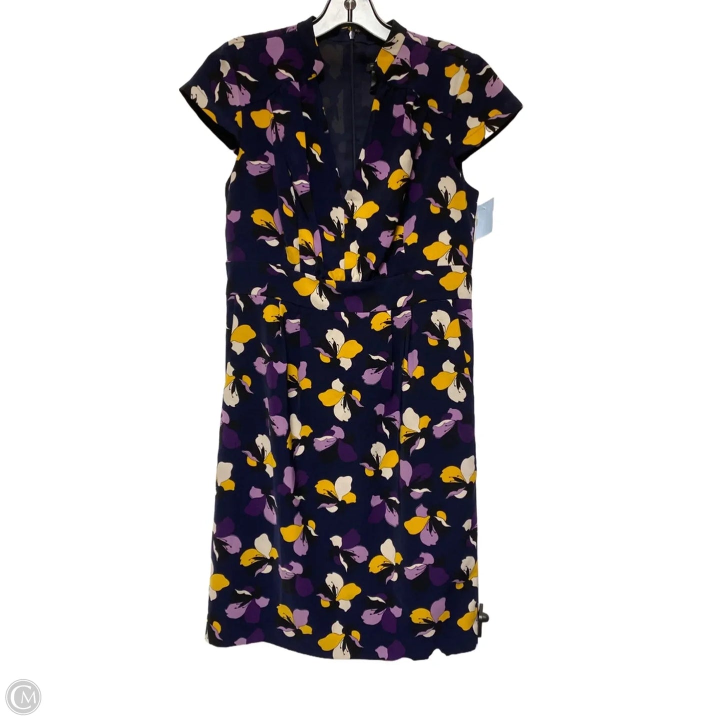 Dress Casual Midi By Ann Taylor In Floral Print, Size: 4
