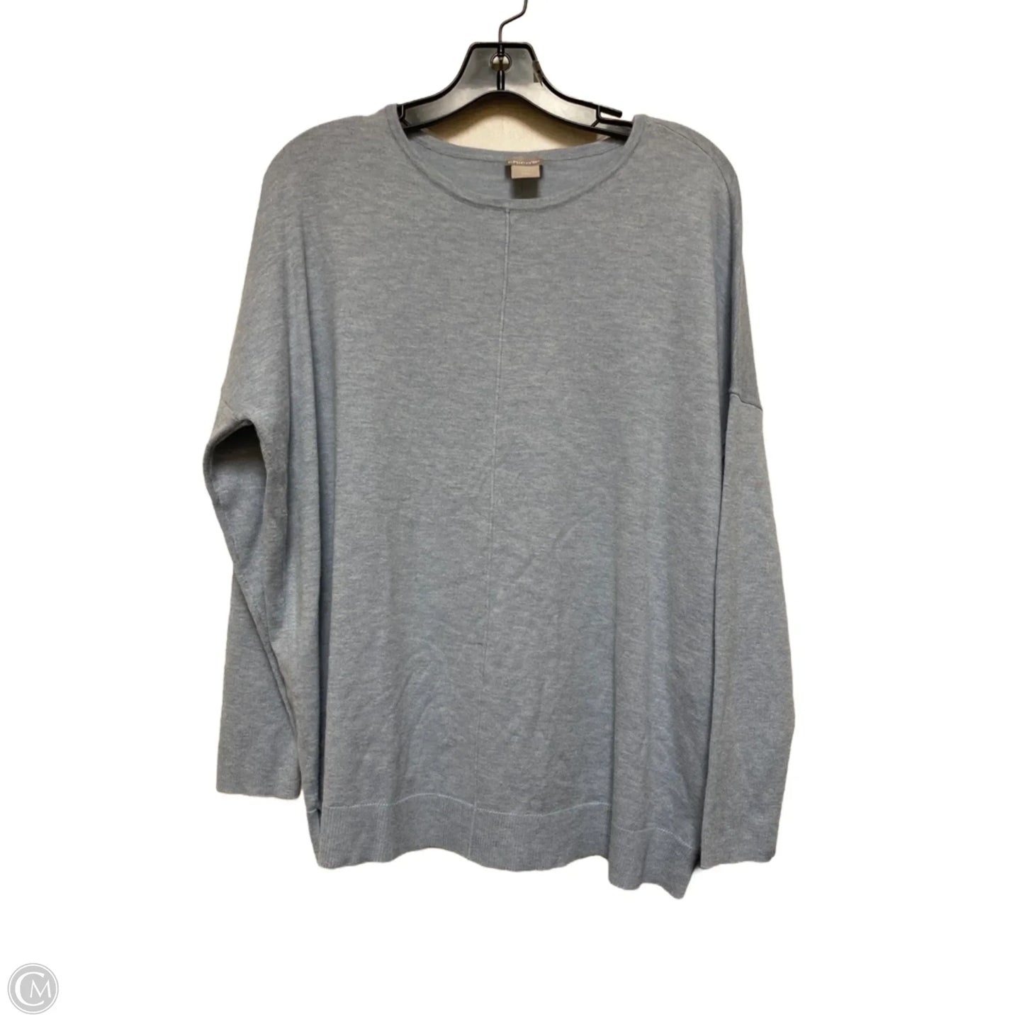 Top Long Sleeve Basic By Chicos In Blue, Size: M