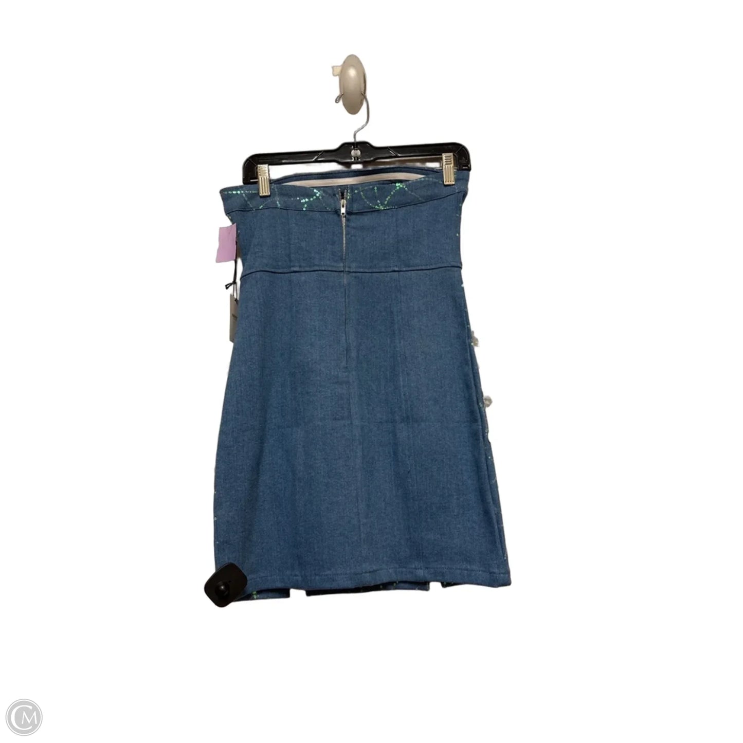 Dress Casual Short By Forever 21 In Blue Denim, Size: Xs