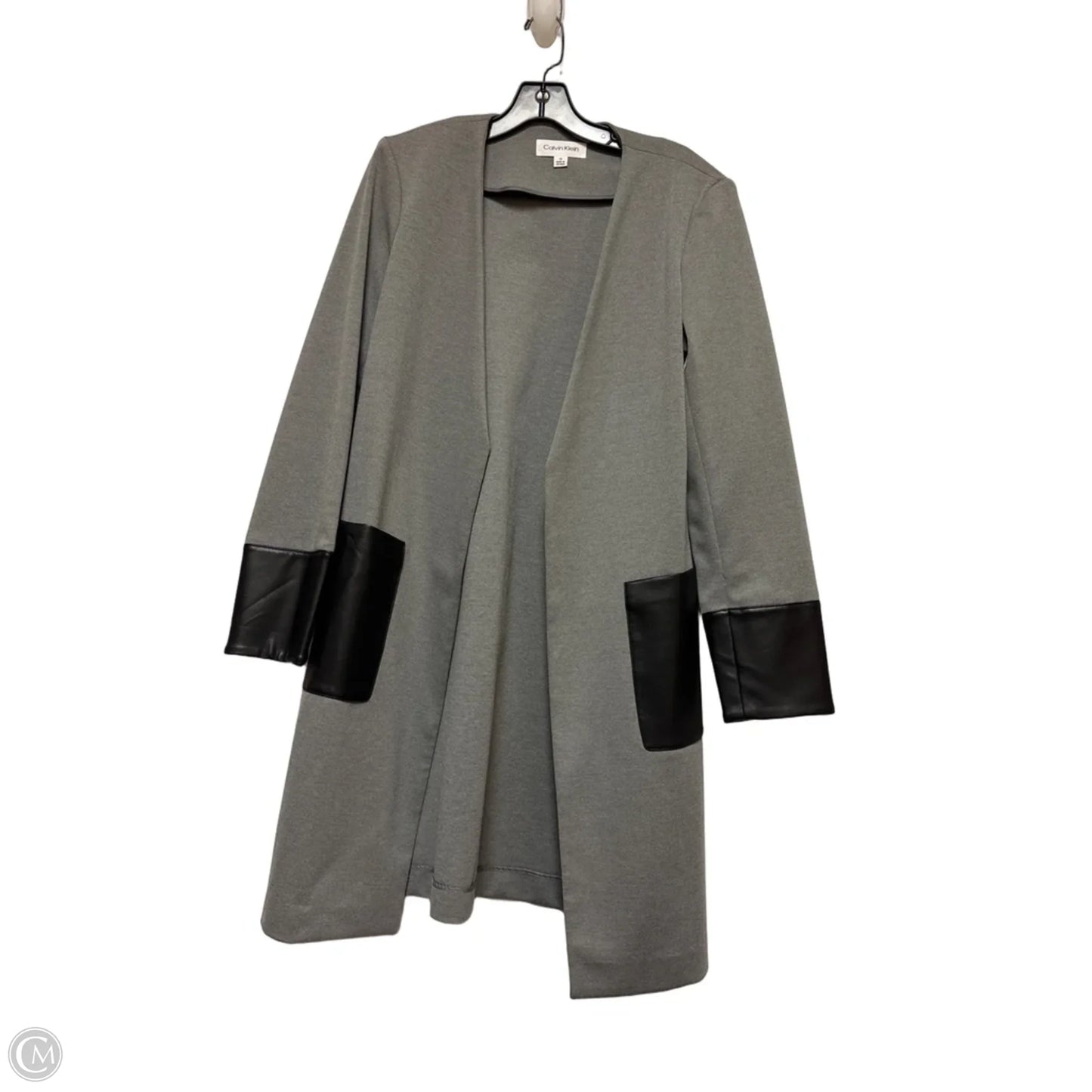 Jacket Other By Calvin Klein In Grey, Size: 10
