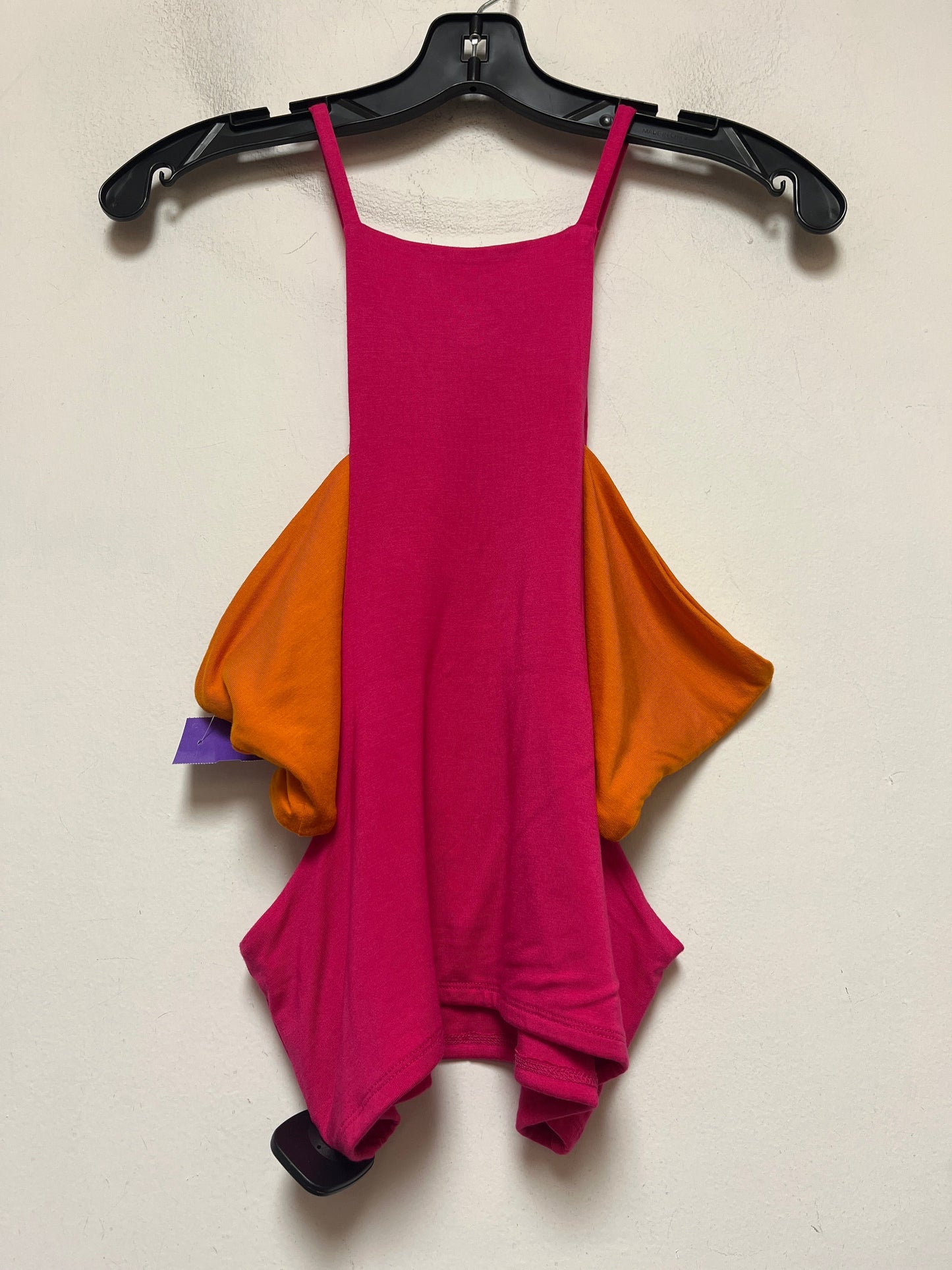 Orange & Pink Top Sleeveless Bar Iii, Size Xl