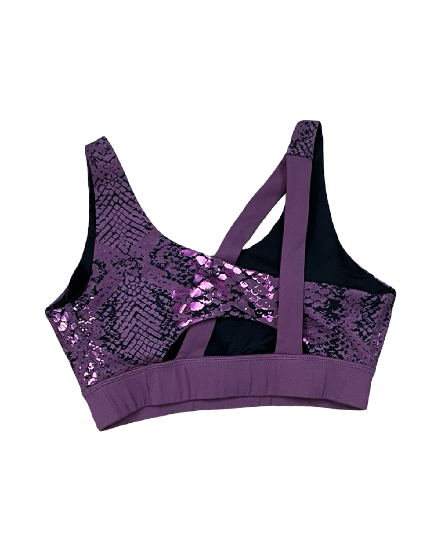 Athletic Bra By Clothes Mentor In Purple, Size:S