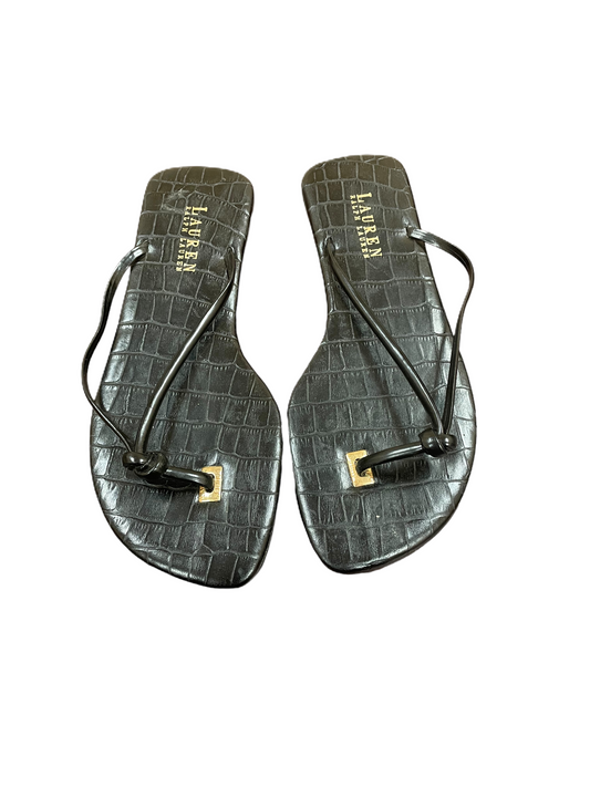 Sandals Flip Flops By Lauren By Ralph Lauren  Size: 7