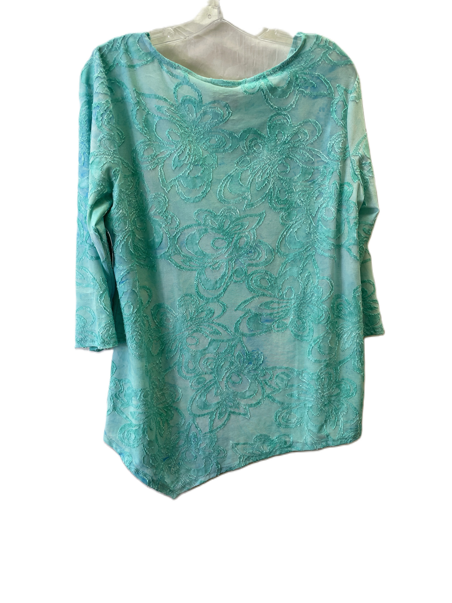 Top 3/4 Sleeve By Ruby Rd In Blue, Size: M