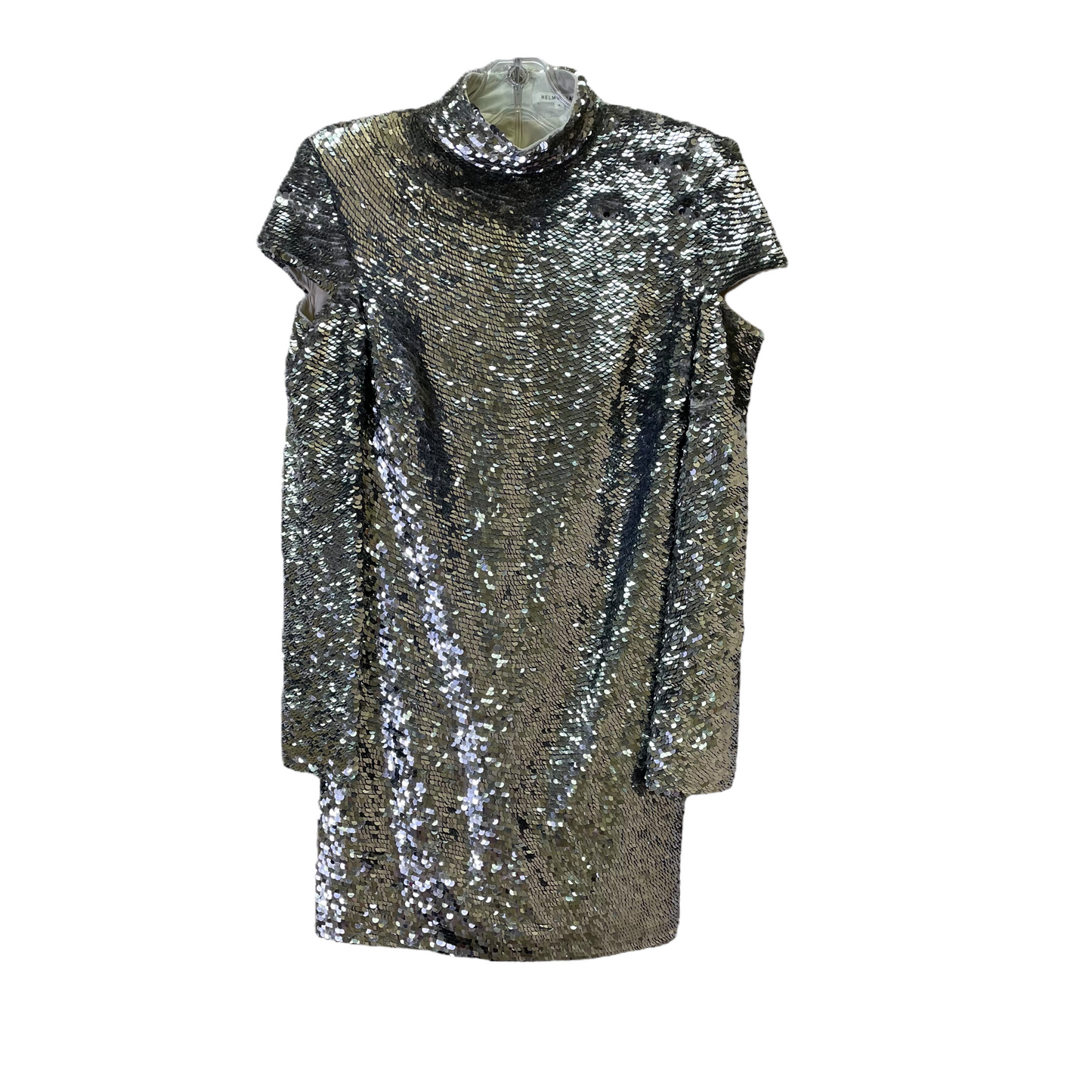 Silver Dress Designer By Helmut Lang, Size: S