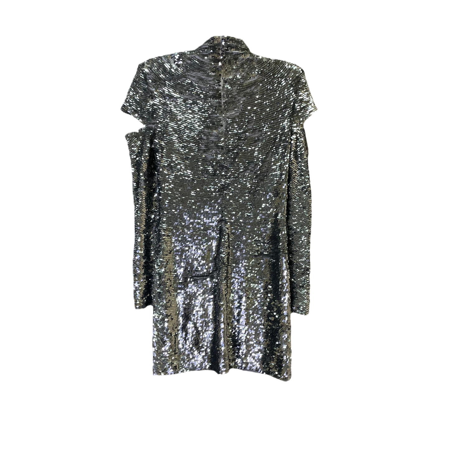 Silver Dress Designer By Helmut Lang, Size: S