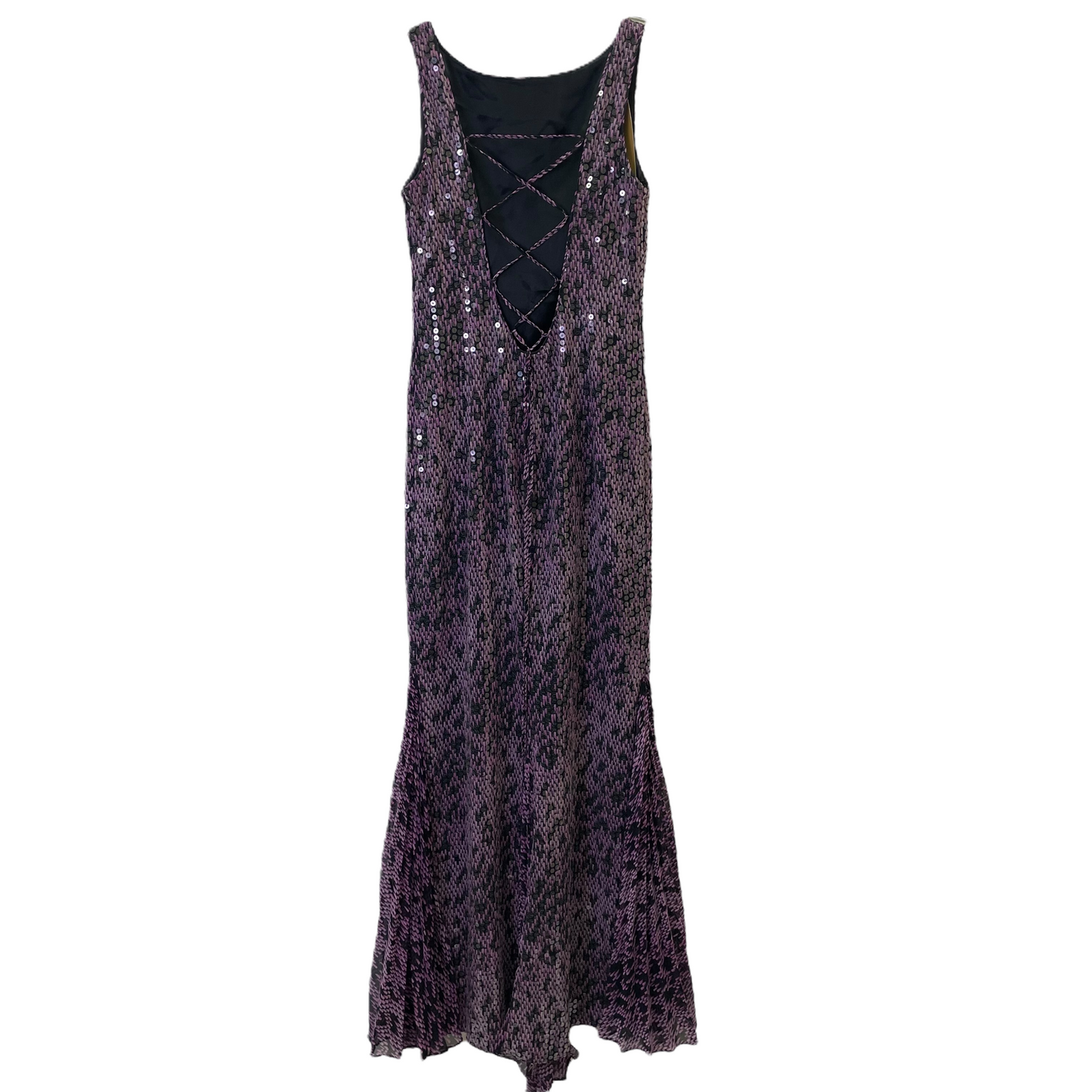 Black & Purple Dress Luxury Designer By Escada, Size: Xs