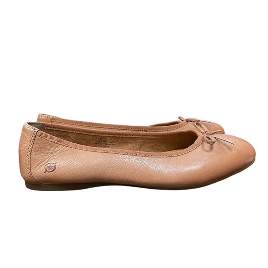 Tan Shoes Flats By Born, Size: 8.5