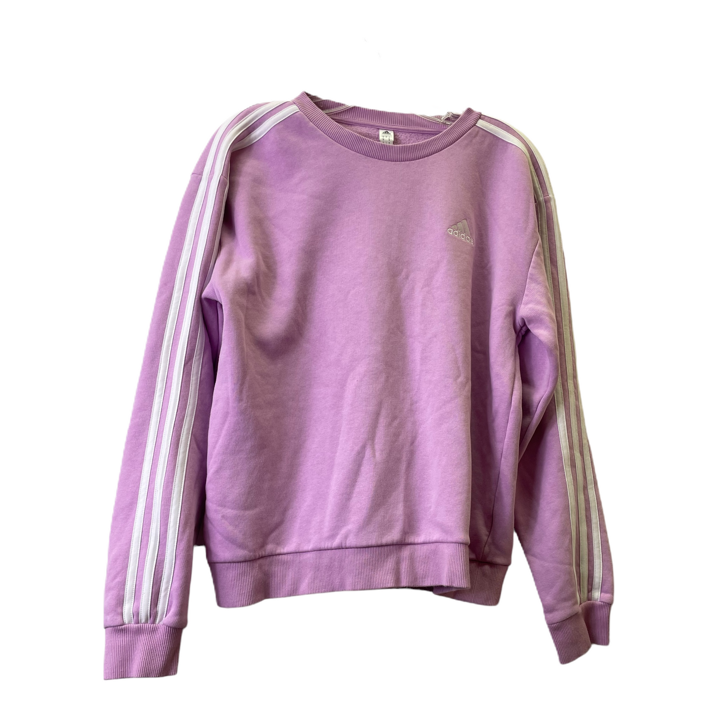 Purple Athletic Sweatshirt Crewneck By Adidas, Size: M