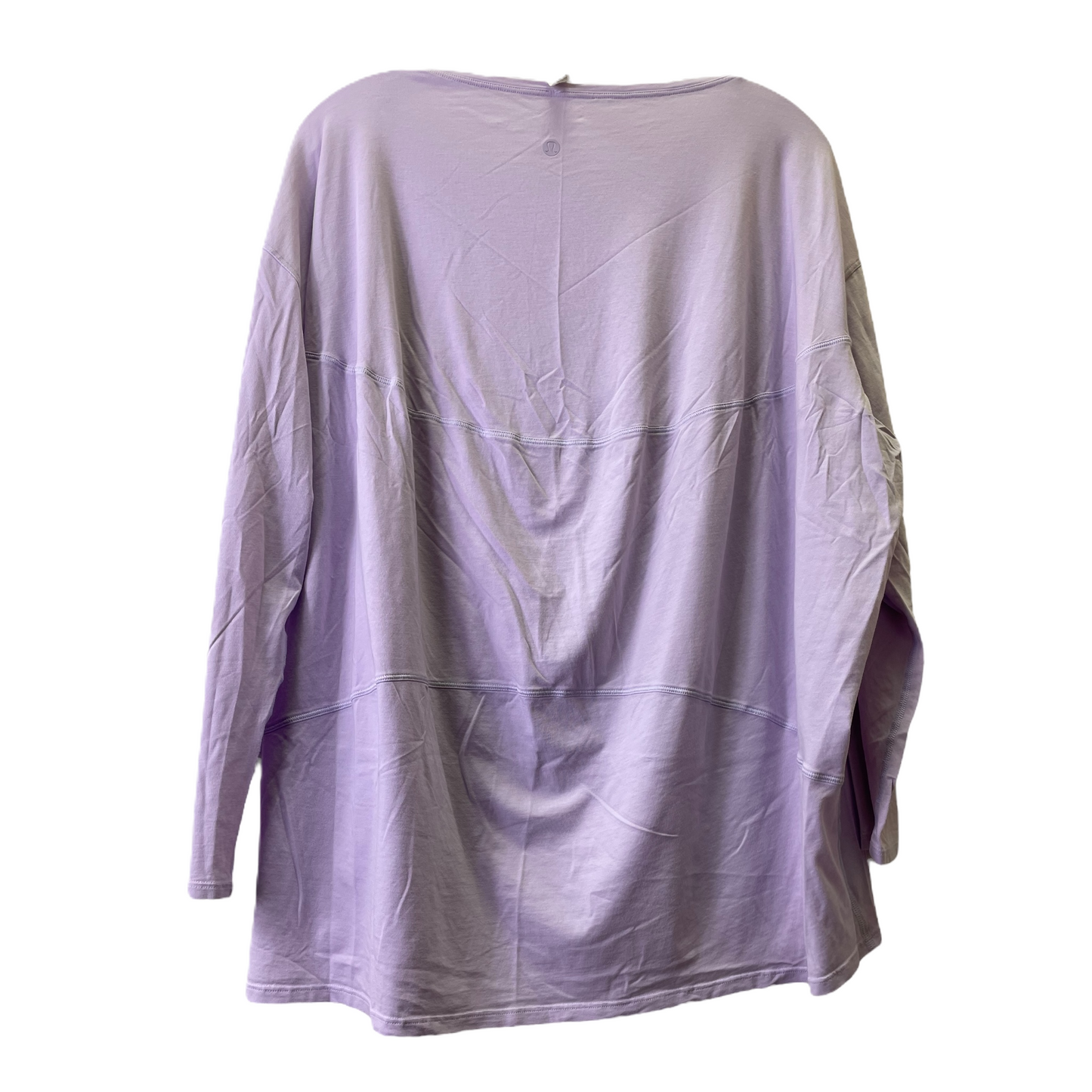 Purple Athletic Top Long Sleeve Crewneck By Lululemon, Size: L