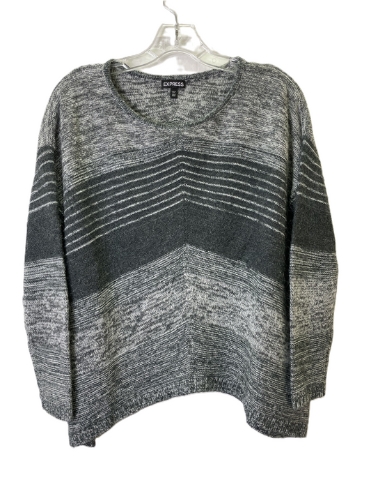 Sweater By Express In Grey, Size: Xs