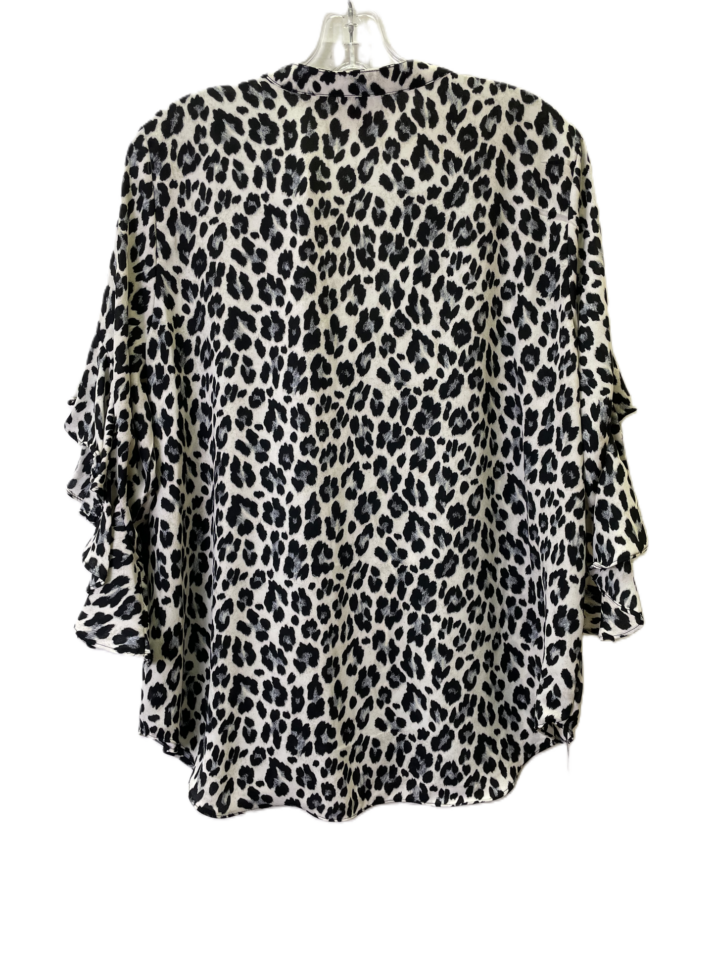 Top Long Sleeve By Vince Camuto In Animal Print, Size: M