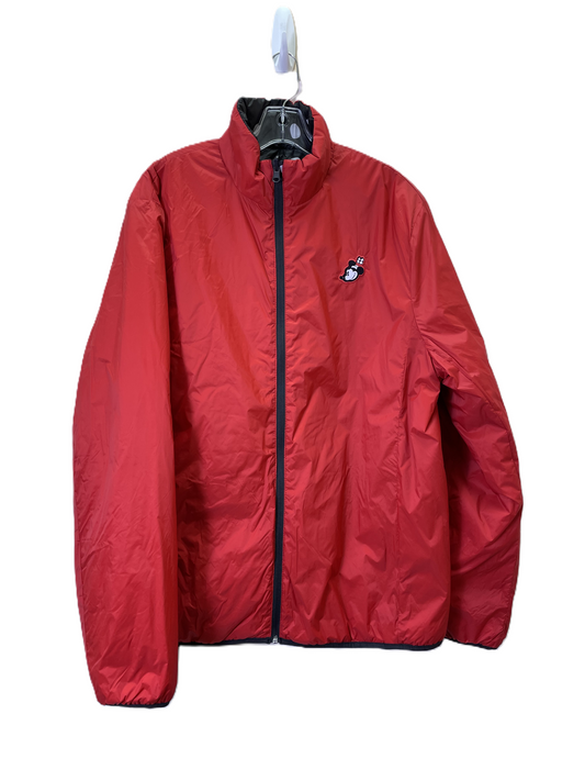 Coat Puffer & Quilted By Disney Store In Red, Size: L