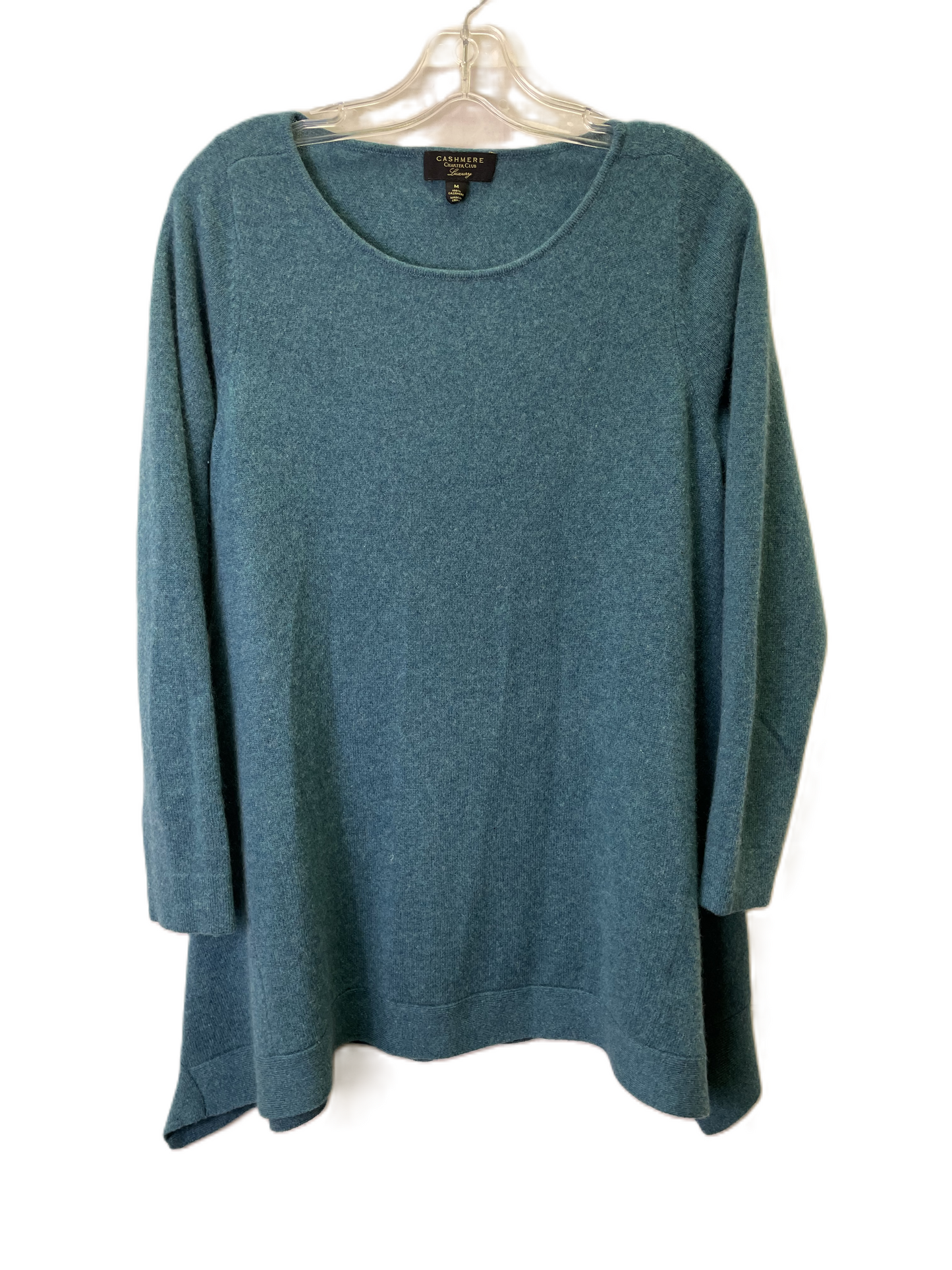 Sweater Cashmere By Charter Club In Teal, Size: M