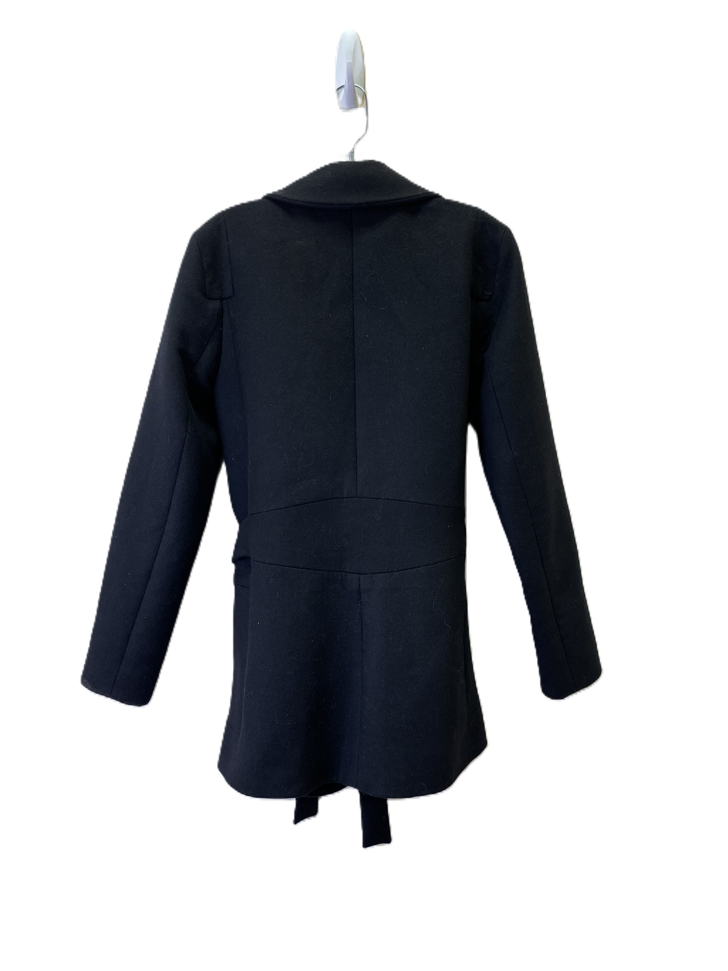 Coat Luxury Designer By Chloe In Black, Size: S