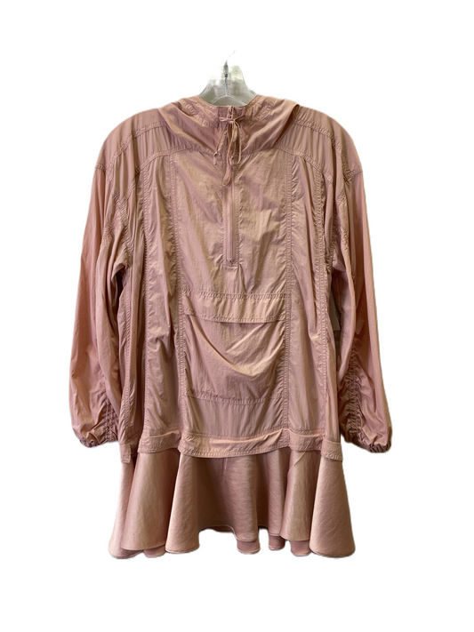 Athletic Top Long Sleeve Hoodie By Daily Practice By Anthropologie In Pink, Size: Xxsp