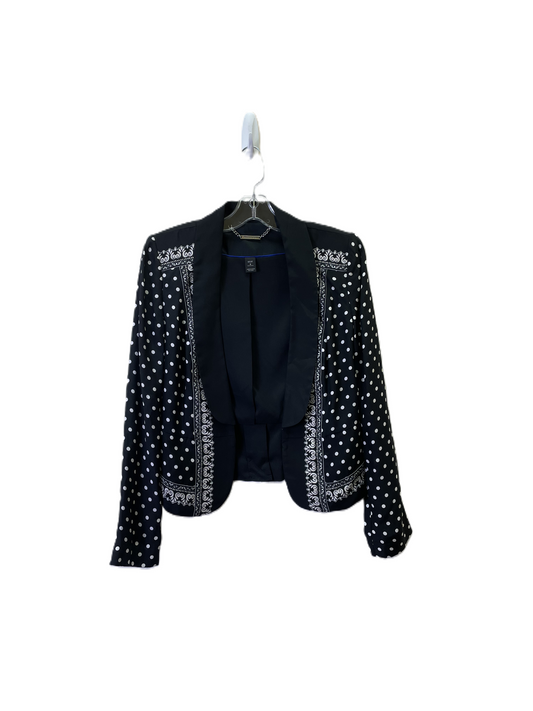 BLAZER WHITE HOUSE BLACK MARKET in BLACK & WHITE, Size: M