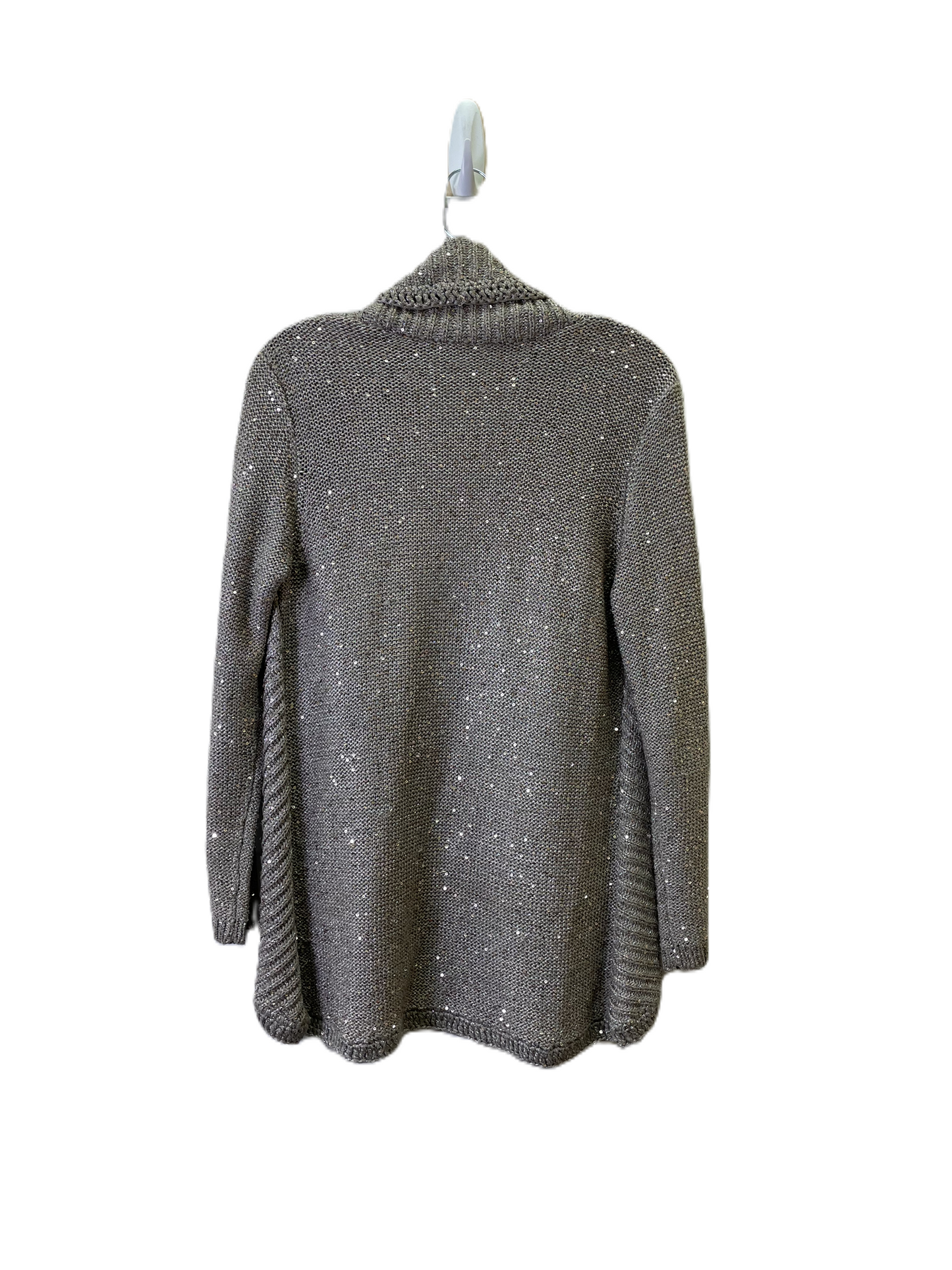 Sweater Cardigan By Chicos In Gold, Size: S